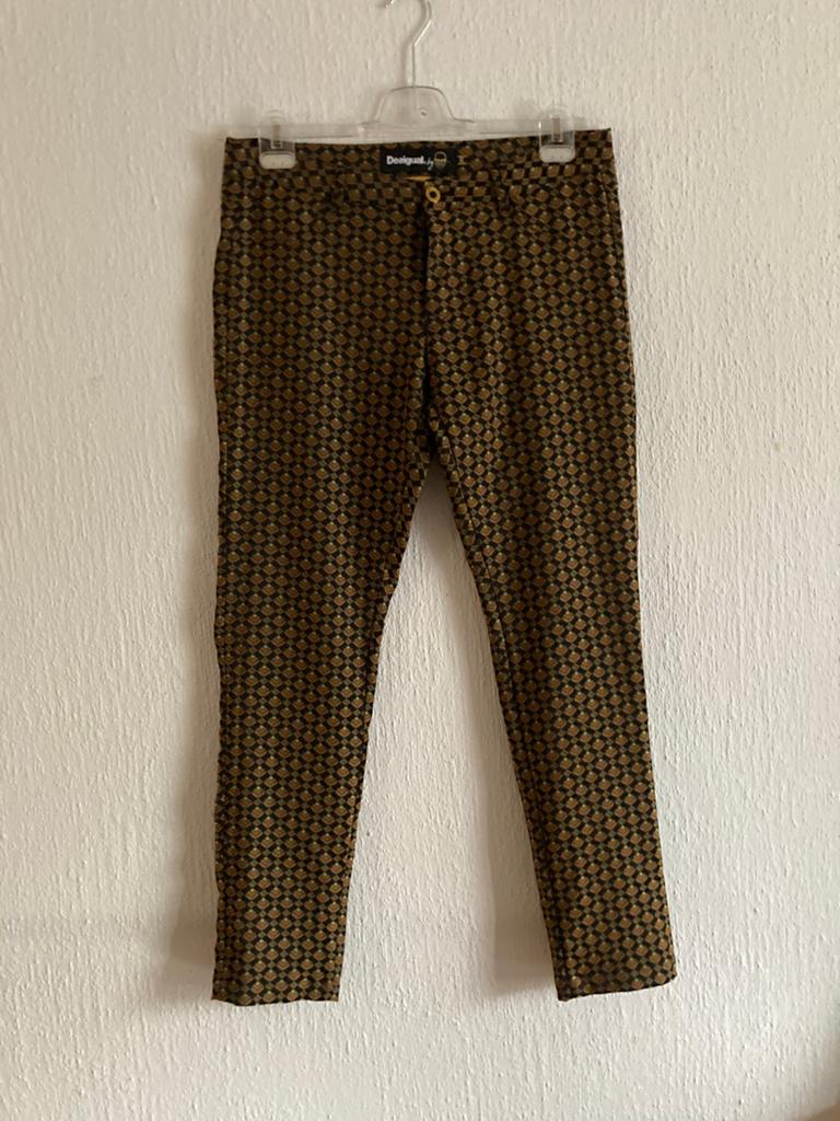 Dames Broek DESIGUAL (30/NL40), Maat 38/40 (M), Zwart, Ophalen of Verzenden, Zo goed als nieuw