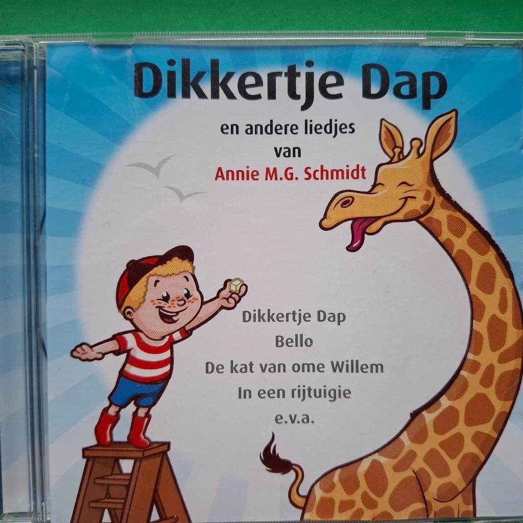 ANNIE M.G. SCHMIDT - DIKKERTJE DAP EN ANDERE LIEDJES -1XCD, Ophalen of Verzenden, Zo goed als nieuw, 6 tot 9 jaar