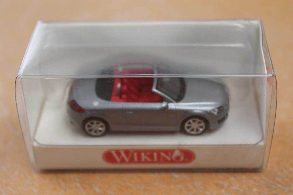 Zilveren Wiking Audi TT Cabrio type II, Ophalen of Verzenden, Zo goed als nieuw, Auto, Wiking