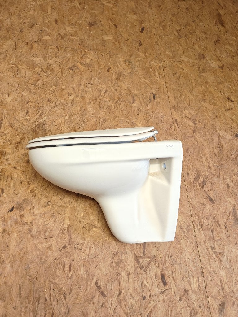 Hangende wcpot, Ophalen, Gebruikt, Toilet