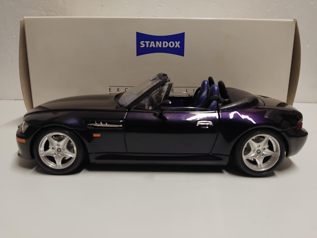 BMW Z3 M Roadster special paint Limited Standox 1:18 KRD, Ophalen of Verzenden, Zo goed als nieuw, Auto, Overige merken