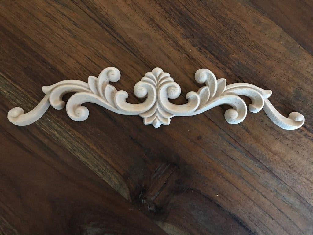 Houtsnijwerk ornament brocante applique console, Brocante, Nieuw, Ophalen of Verzenden, https://verburgtvintage.nl/#contact