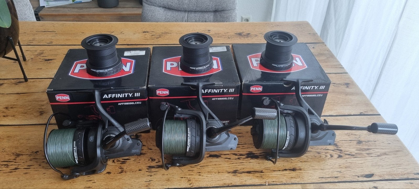 Penn Affinity III 8000LC  !!Topstaat!!, Watersport en Boten, Hengelsport | Karpervissen, Ophalen of Verzenden, Zo goed als nieuw