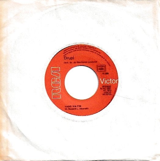 Drupi - Vado via, Ophalen of Verzenden, Gebruikt, 7 inch, Pop