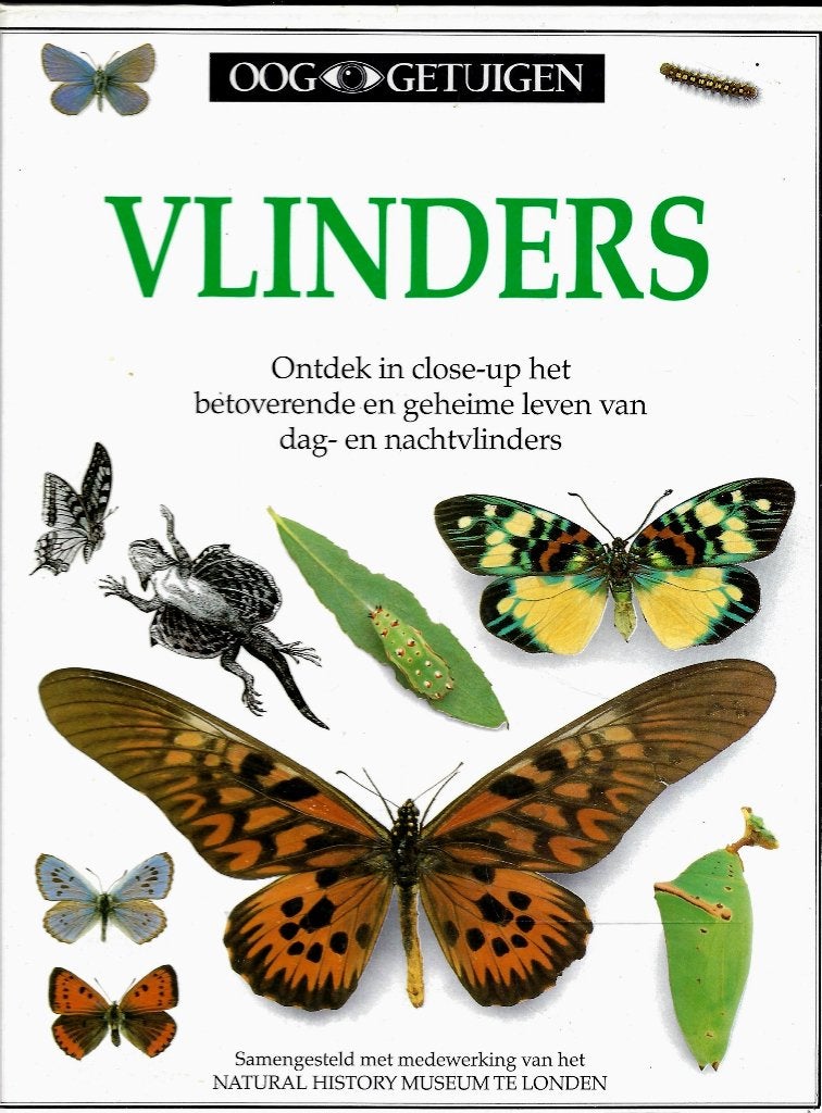 BOEK VLINDERS NATURAL HISTORY MUSEUM TE LONDEN., Ophalen of Verzenden, Zo goed als nieuw, Overige onderwerpen, Paul Whaliey