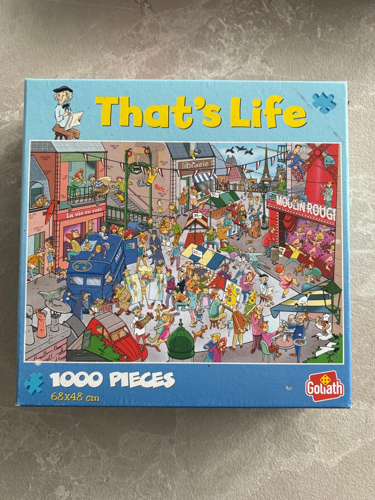That's Life 1000 stukjes legpuzzel - Goliath, Ophalen of Verzenden, 500 t/m 1500 stukjes, Gebruikt, Legpuzzel