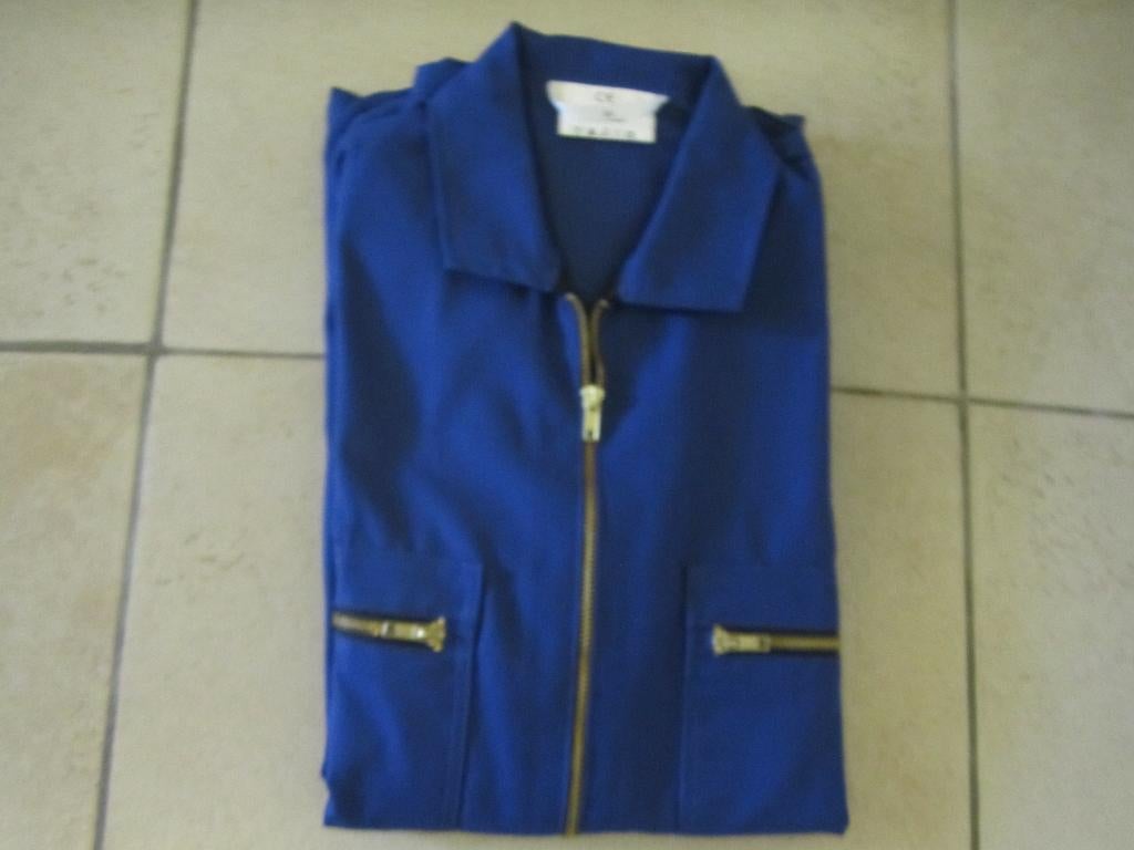 Overall Rally KORENBLAUW 100% katoen MAAT 48 OP = OP!!, Nieuw, Overige maten, Ophalen of Verzenden, Overige thema's