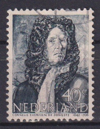 Nederland 421 Zeeheld (!) Cornelis Evertsen de Jongste GEST2, Postzegels en Munten, Verzenden, Gestempeld, Overige thema's