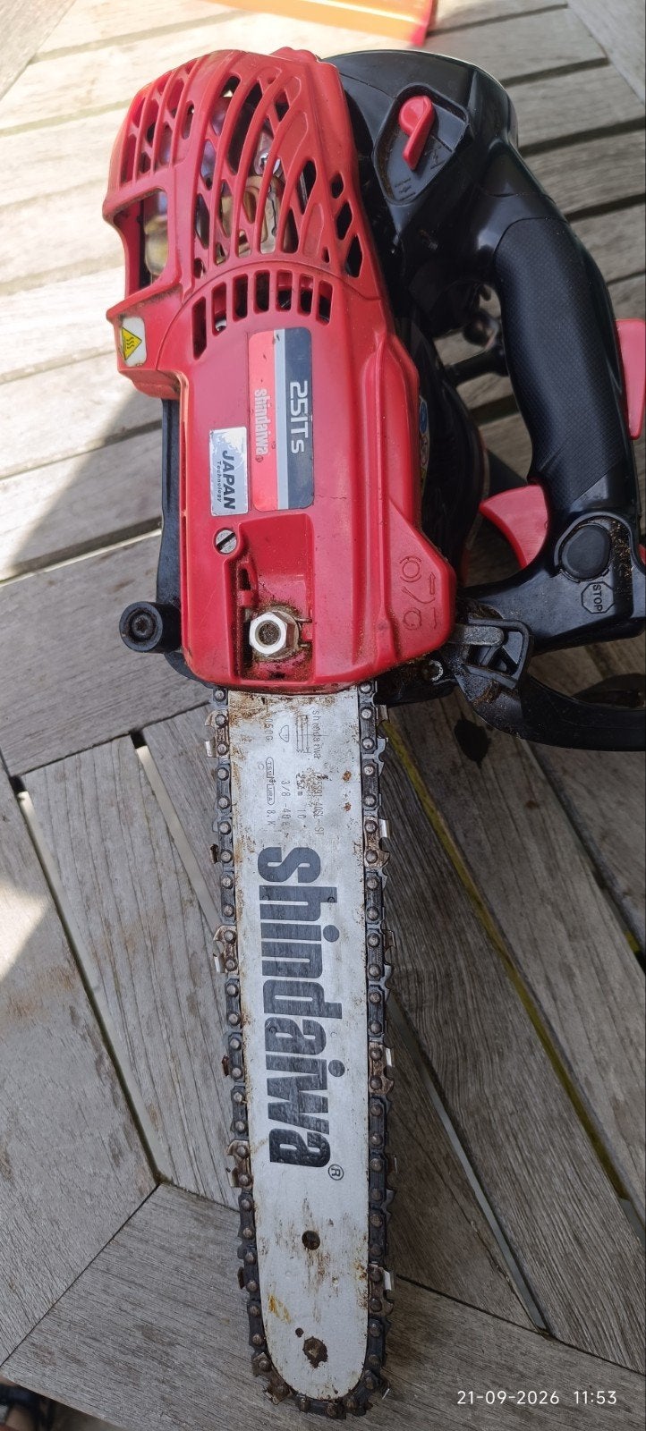 Shindaiwa 251Ts Kettingzaag - Compact en Krachtig, Ophalen, Gebruikt, Takkenzaag, Shindaiwa