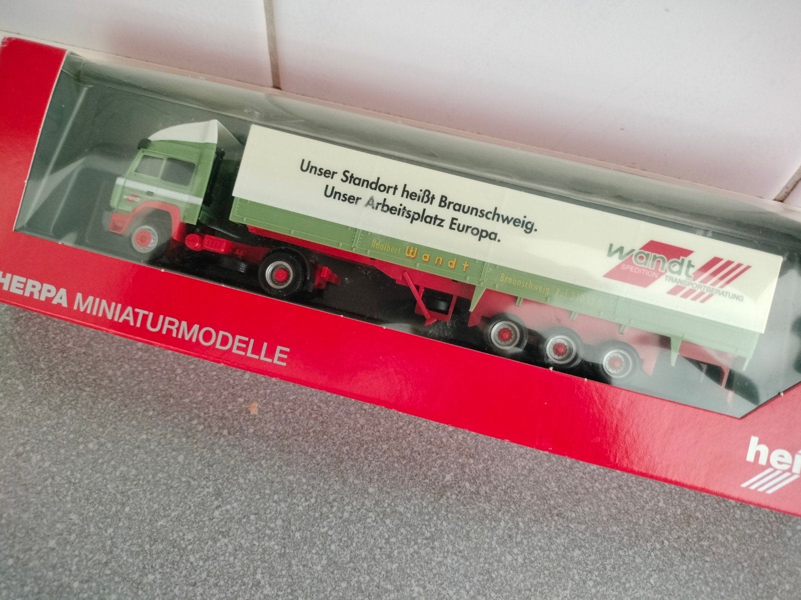 Herpa Miniatuurmodel Iveco Turbostar SZ Wandt, Overige merken, 1:50 of kleiner, Nieuw, Ophalen of Verzenden