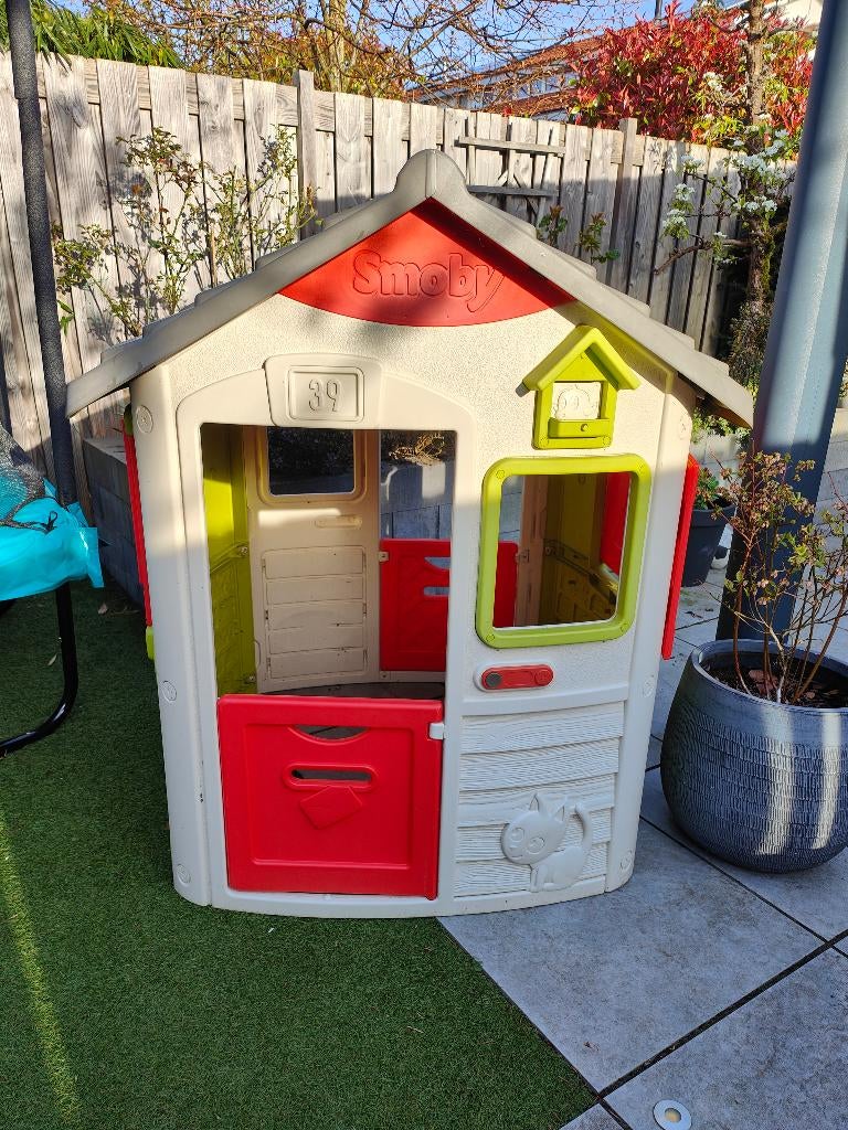 Smoby speelhuis, Ophalen, Zo goed als nieuw, Kunststof