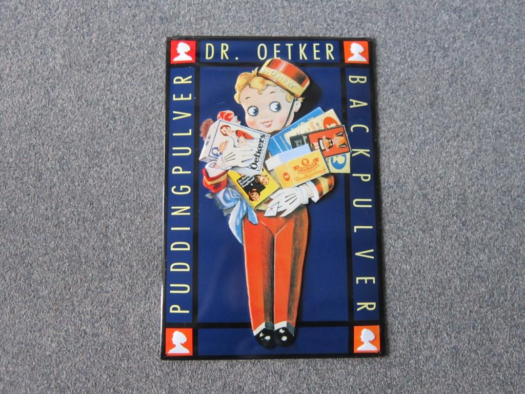 DR OETKER BLIKKEN RECLAMEBORD, Ophalen, Zo goed als nieuw, Reclamebord