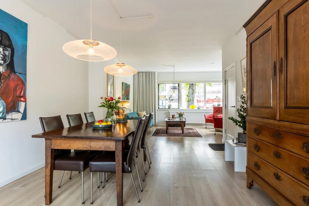 Antieke Franse eettafel 200 cm, massief hout, 19e eeuw, Ophalen