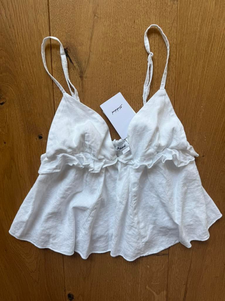 Subdued top NIEUW wit linnen viscose maat 36, Wit, Nieuw, Ophalen of Verzenden, Maat 36 (S)