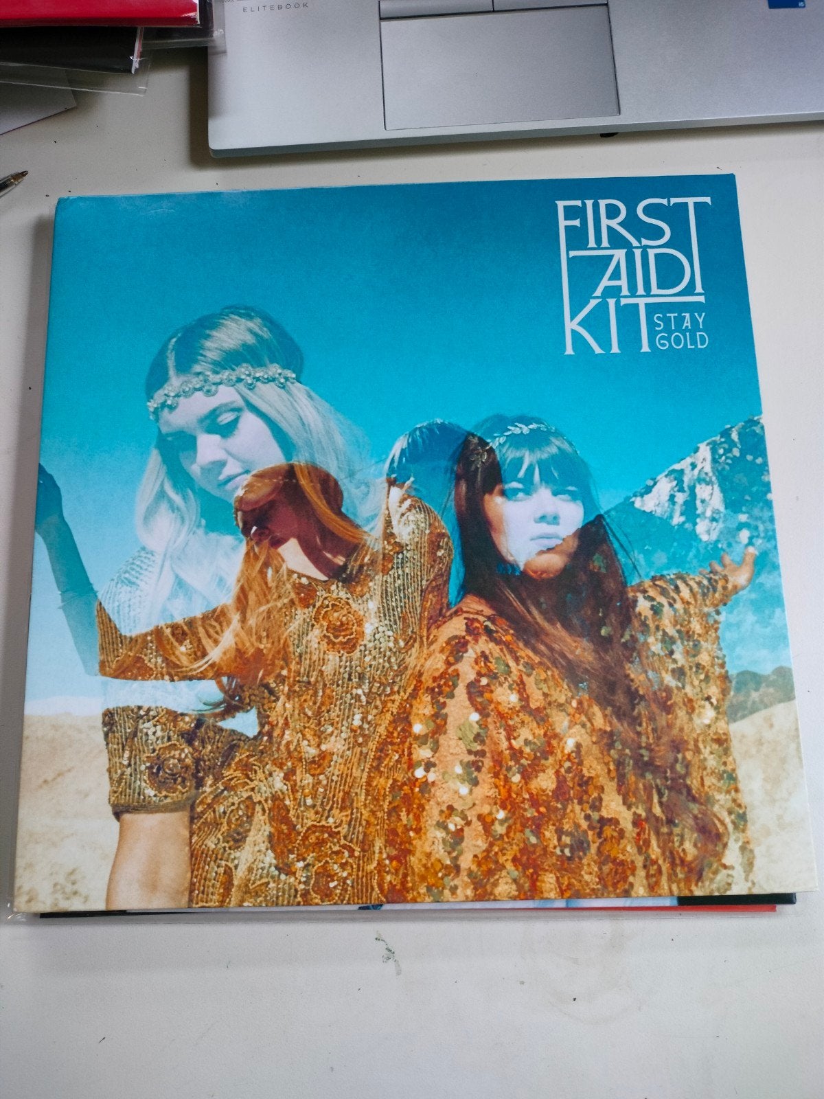 Indie rock FIRST AID KIT : STAY GOLD goud vinyl, Zo goed als nieuw, 12 inch, Poprock, Ophalen of Verzenden