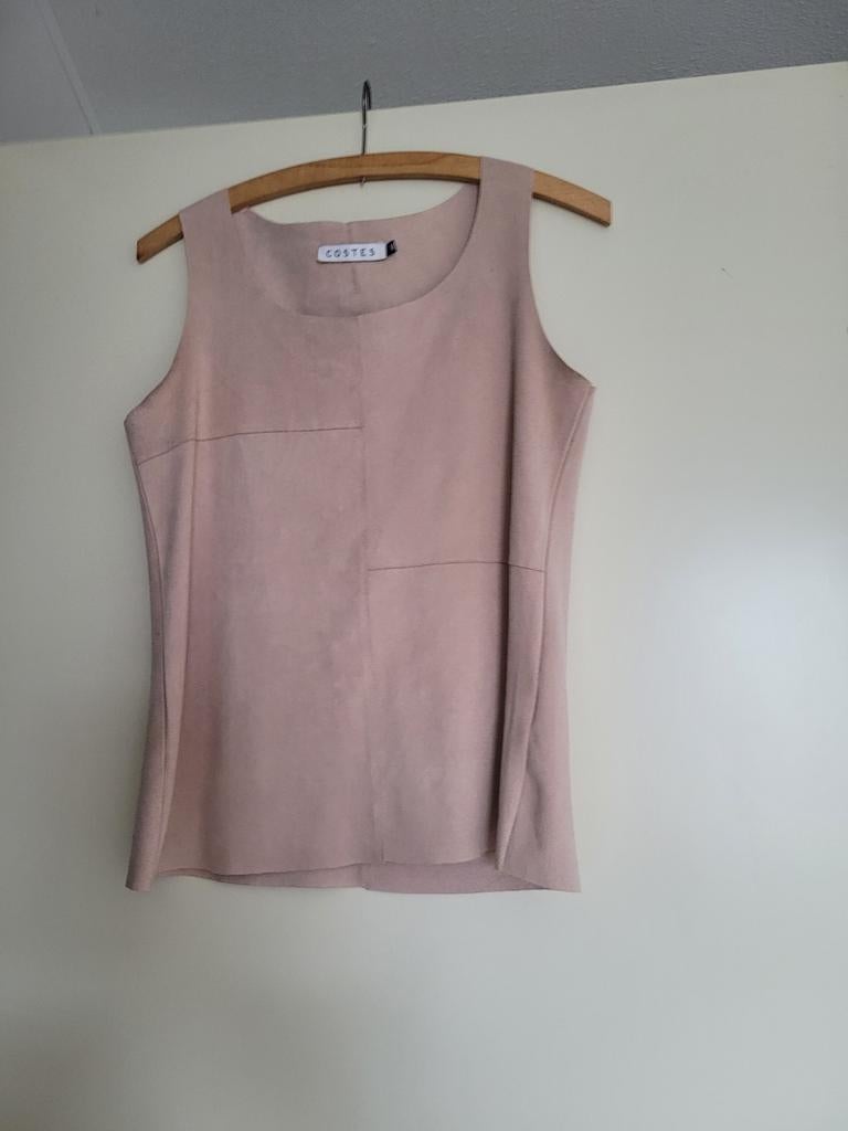 Costes suède look top - Maat M, Maat 38/40 (M), Ophalen of Verzenden, Costes, Zonder mouw
