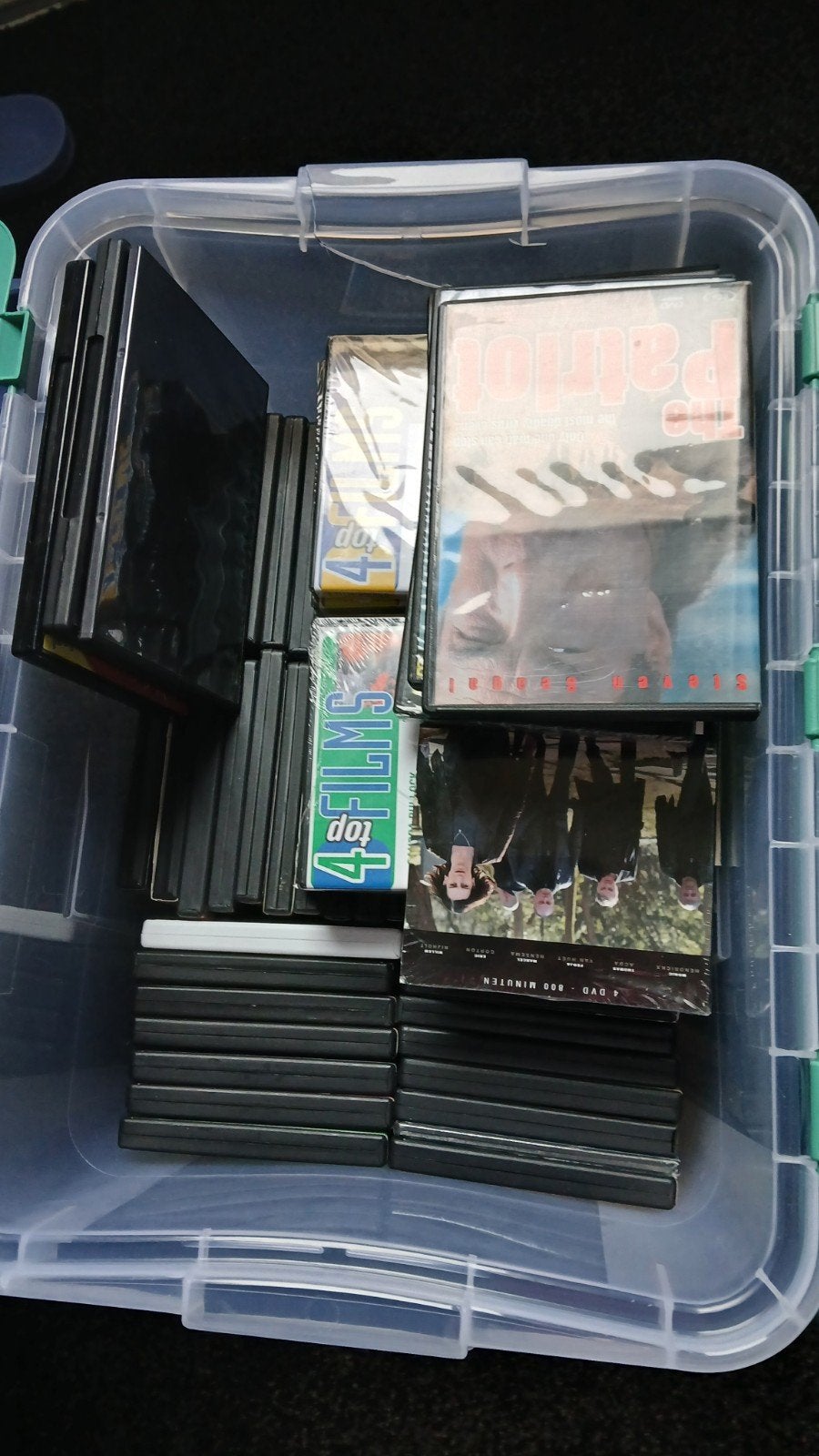 films met bak, Ophalen, Gebruikt