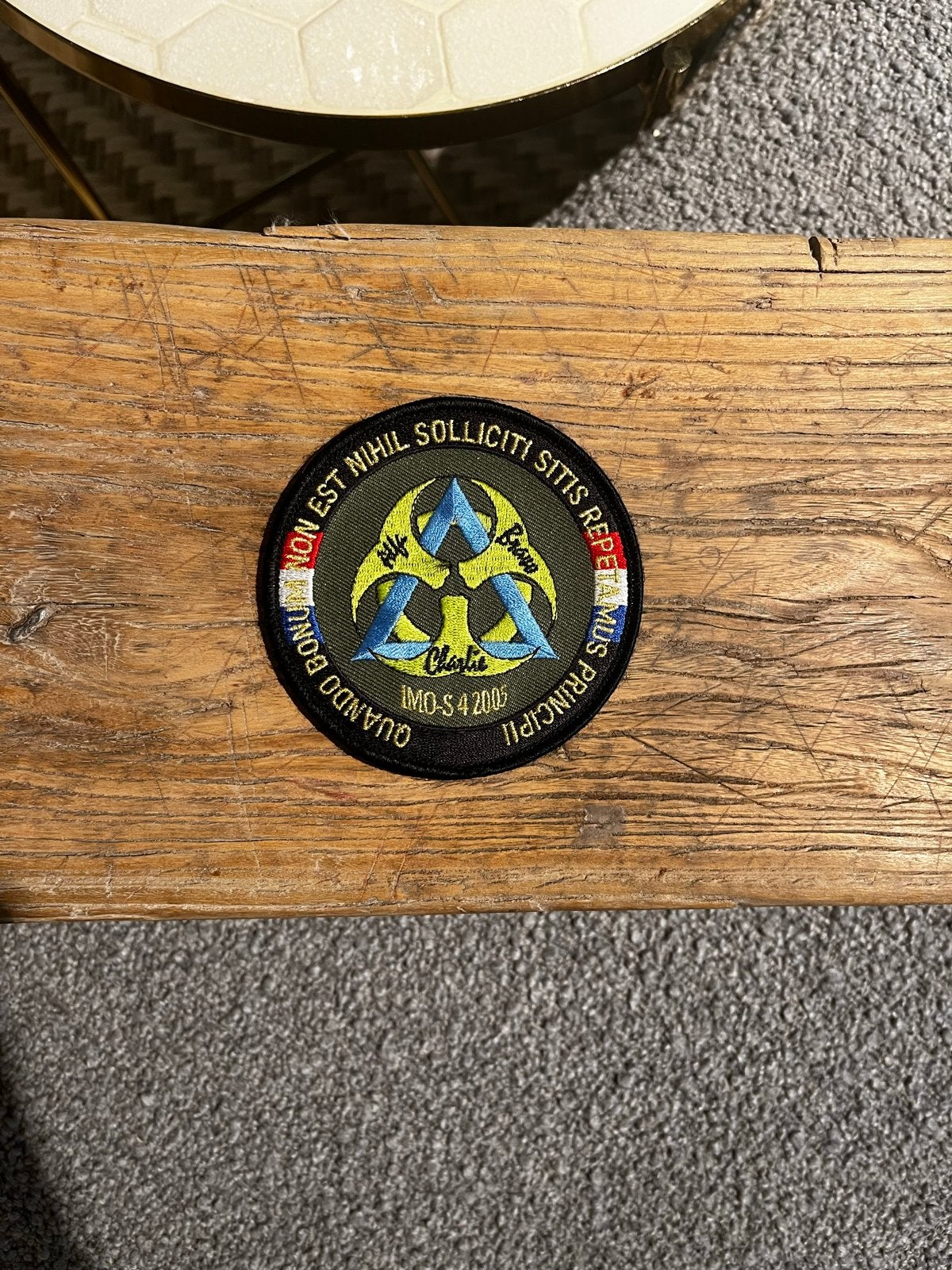 Uniek Militair Patch - IMO-S 4 2005, Verzenden, Zo goed als nieuw, Overige typen