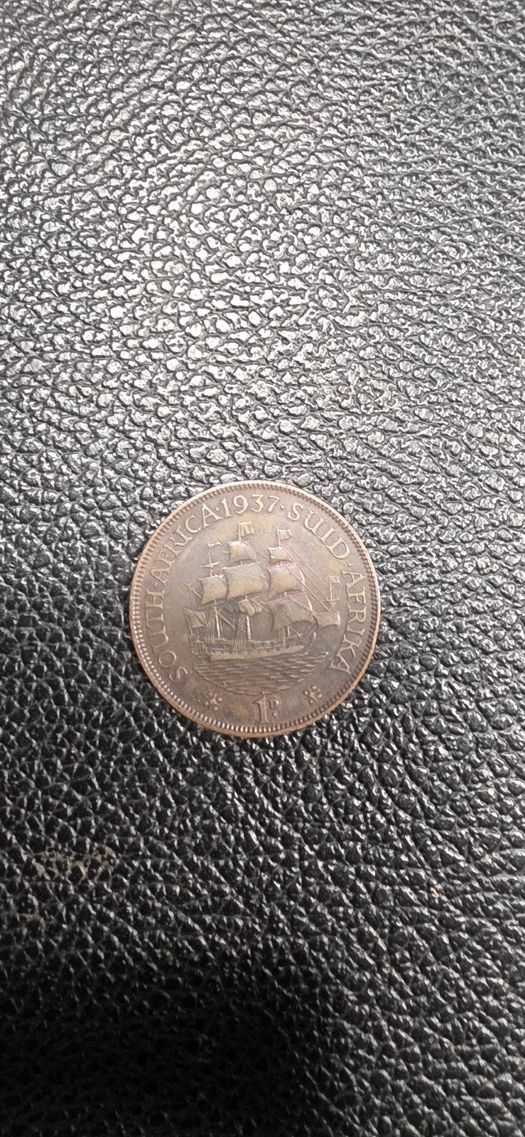 Zuid-Afrika 1 penny 1937, Ophalen of Verzenden, Zuid-Afrika