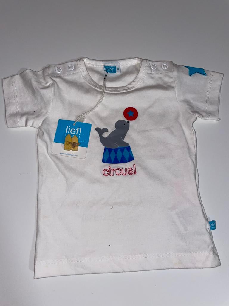 Lief! Lifestyle T-shirt  Maat 68, Ophalen of Verzenden, Nieuw, Jongetje of Meisje