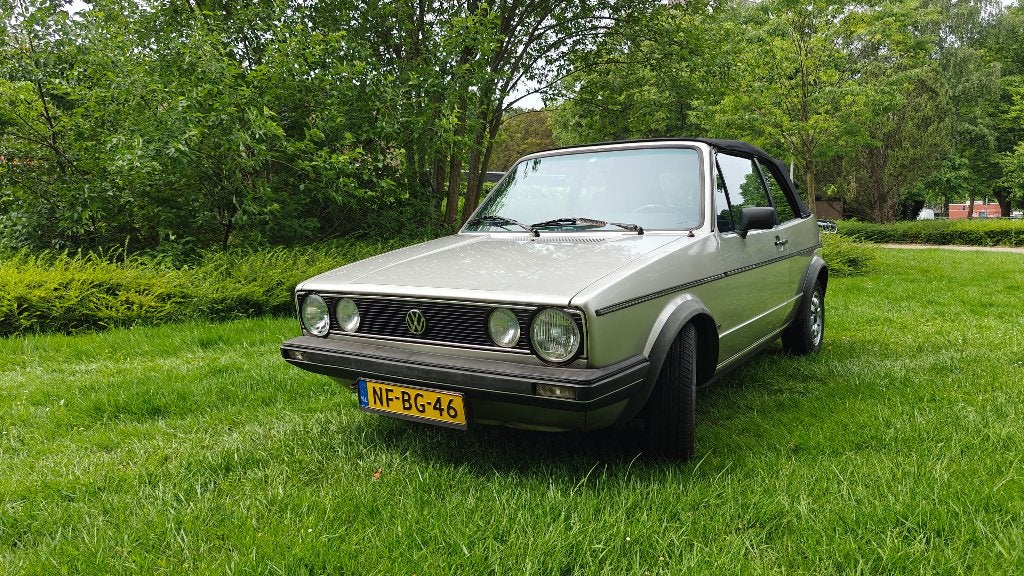 Volkswagen Golf 1 Cabriolet GLI 1.8 | 1983 | Belastingvrij, Voorwielaandrijving, Stof, 4 cilinders, Cabriolet