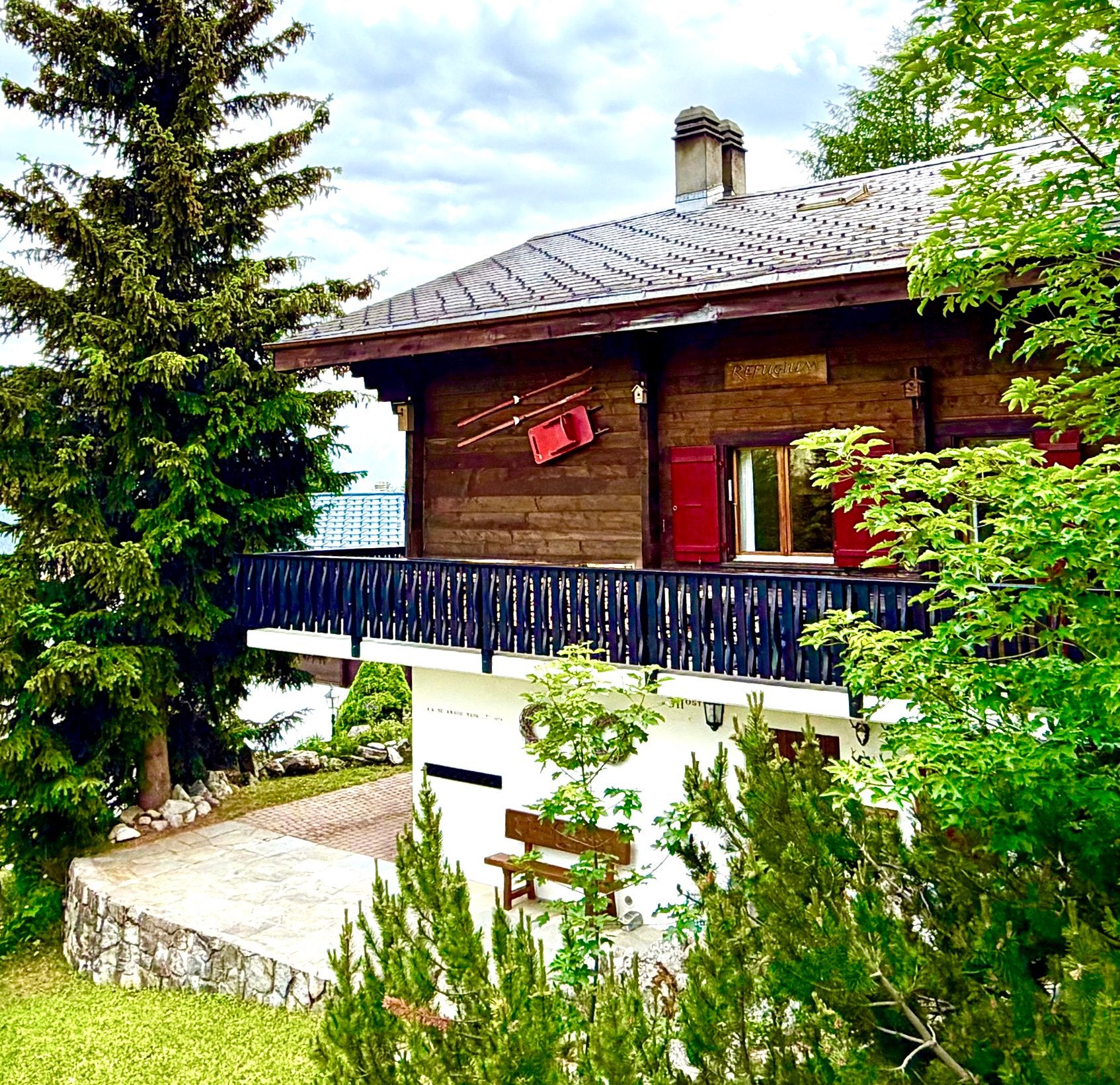 Comfort 6p. Chalet Bellwald/Wallis, 5⭐️ Alpenzicht, 2x P pl., Open haard, Landelijk, Chalet, Bungalow of Caravan, Eigenaar