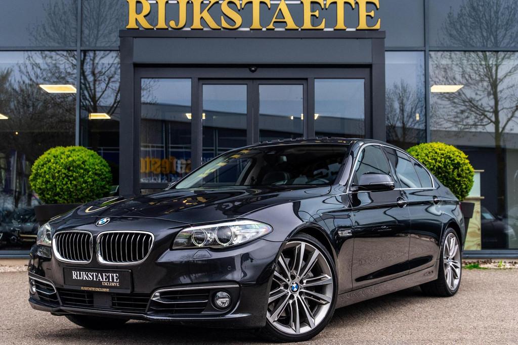 BMW 5-serie 535d Executive|PANO|H&K|360° CAMERA|HEAD-UP|20', Auto's, Achterwielaandrijving, Gebruikt, 2000 kg, Bedrijf