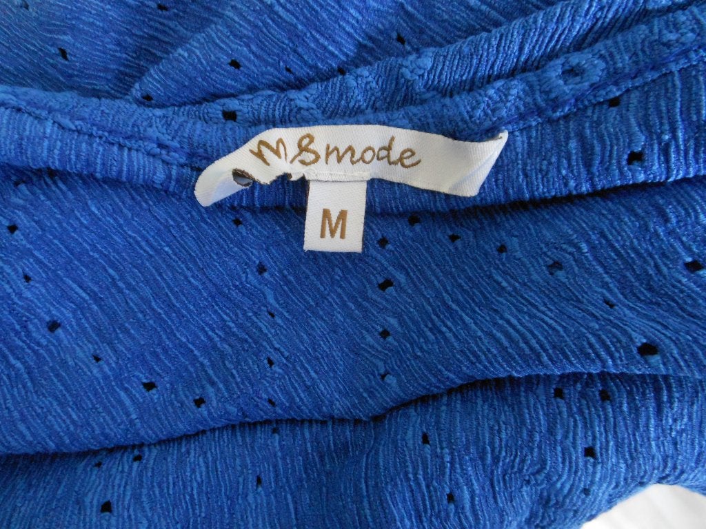 Zeer soepel kobalt blauw tuniek van MS MODE, Ophalen of Verzenden, Zo goed als nieuw, Maat 46/48 (XL) of groter, Blauw