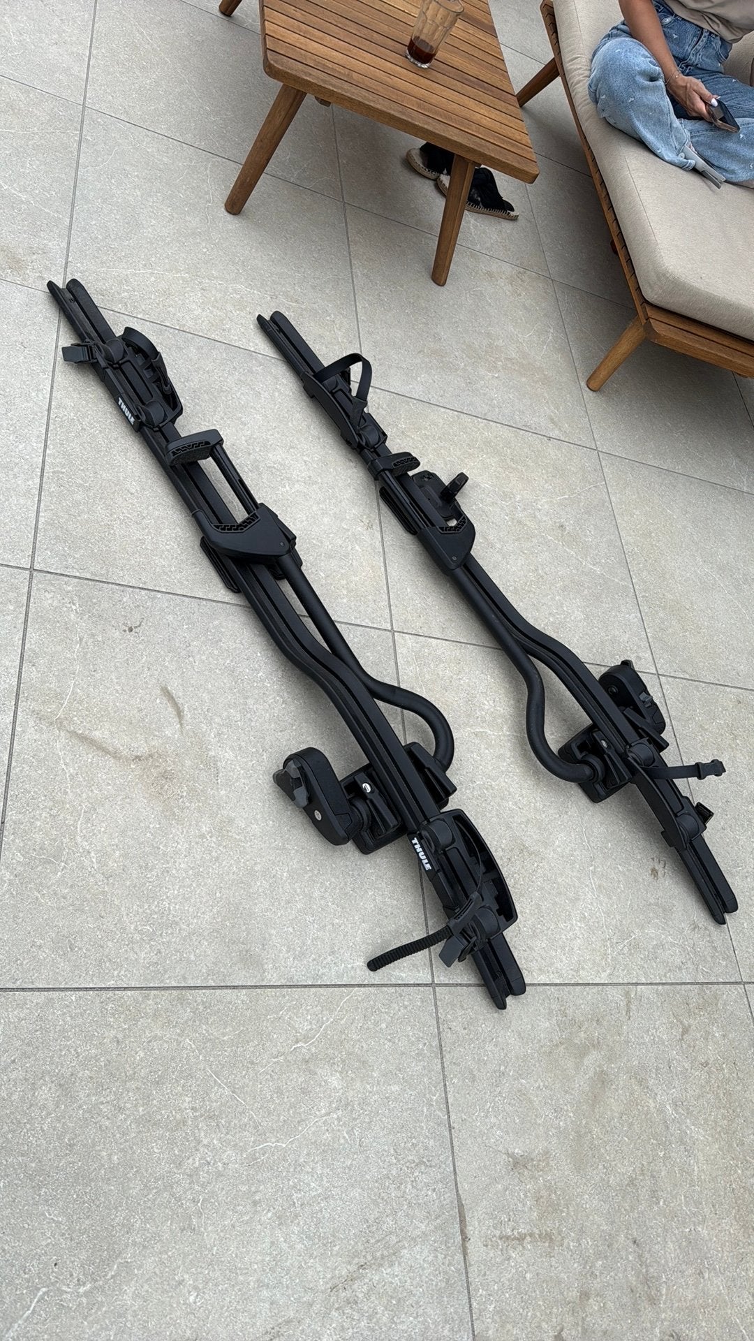 Thule proride fiets dakdrager black edition, Auto diversen, Dakdragers, Ophalen of Verzenden, Zo goed als nieuw