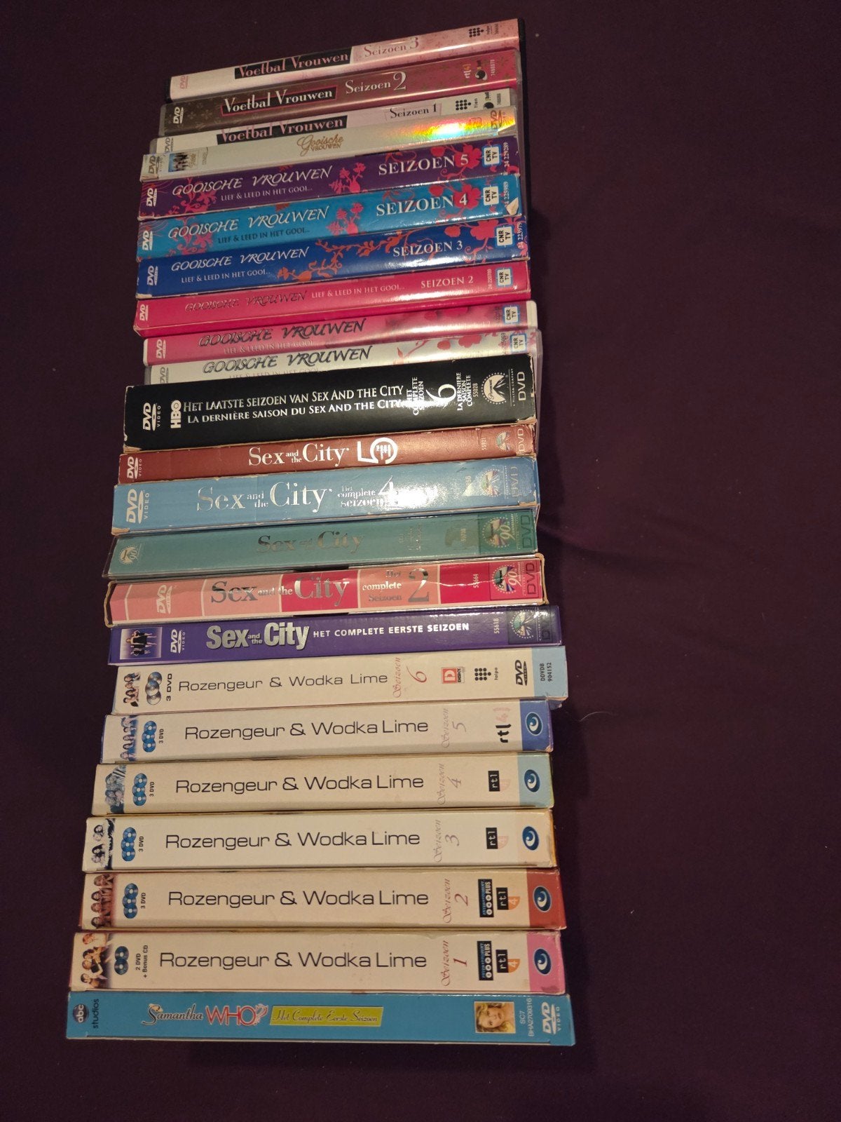 Romcom vrouwen TV serie ' s ZGAN compleet NL dvd dvds, Digipak, Nederlands, Ophalen of Verzenden, Zo goed als nieuw