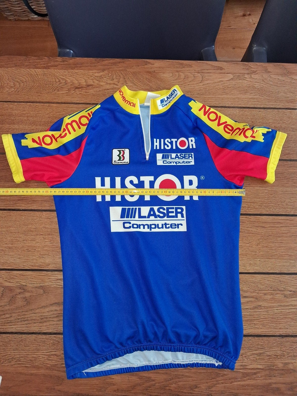 Vintage Histor Laser Computer Wielershirt shirt biemme, Ophalen of Verzenden
