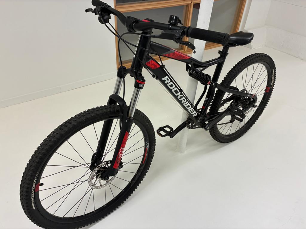Rockrider Full Suspension MTB 27.5  | Zeer Netjes, Ophalen, 24 inch of meer, Staal, Zo goed als nieuw