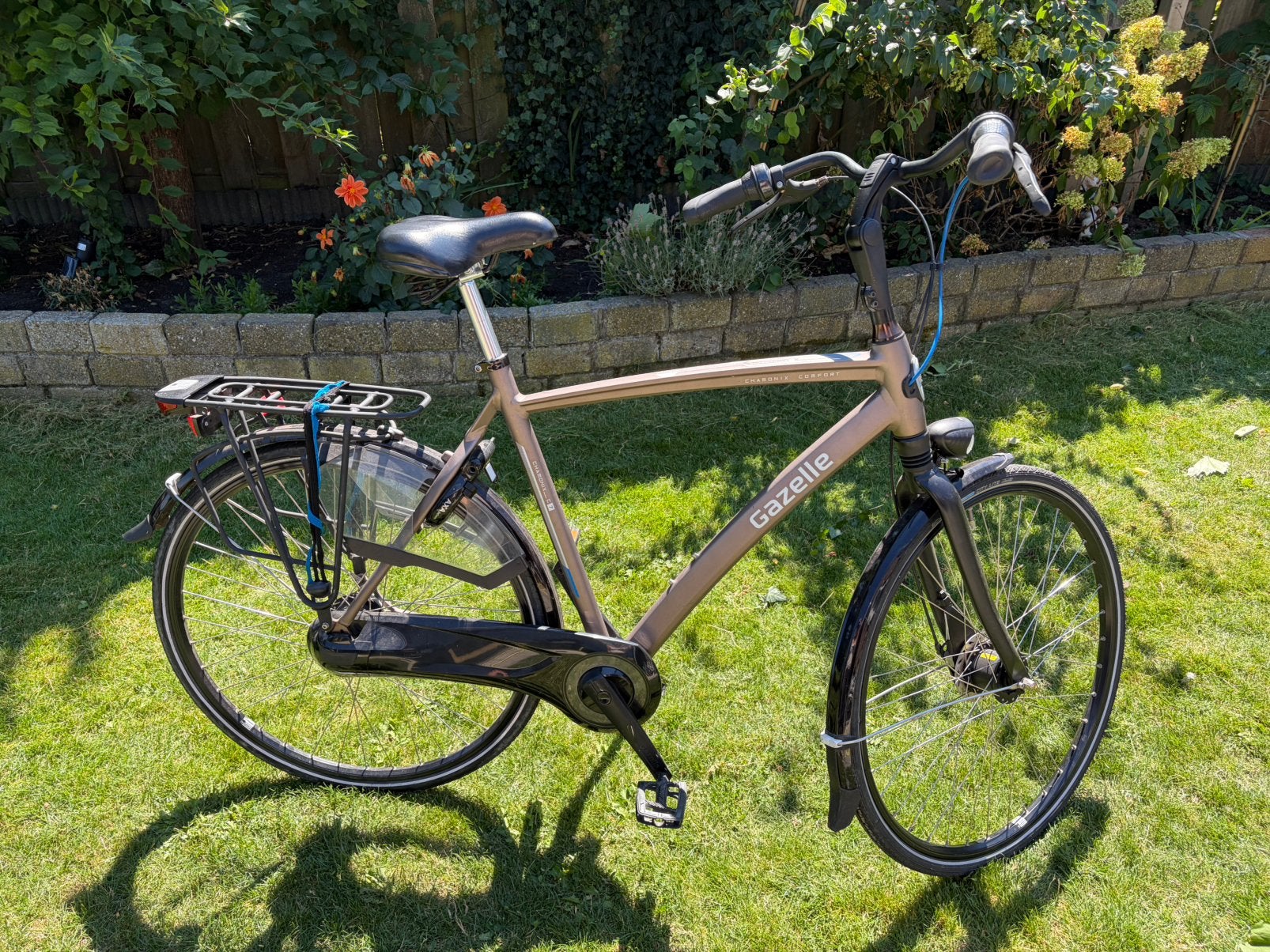 Gazelle Chamonix C7 herenfiets, Ophalen, Versnellingen, Zo goed als nieuw, 57 tot 61 cm