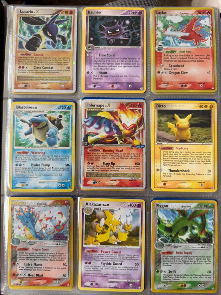 Pokémon kaarten 2005/2006/2007, Ophalen of Verzenden, Zo goed als nieuw, Meerdere kaarten
