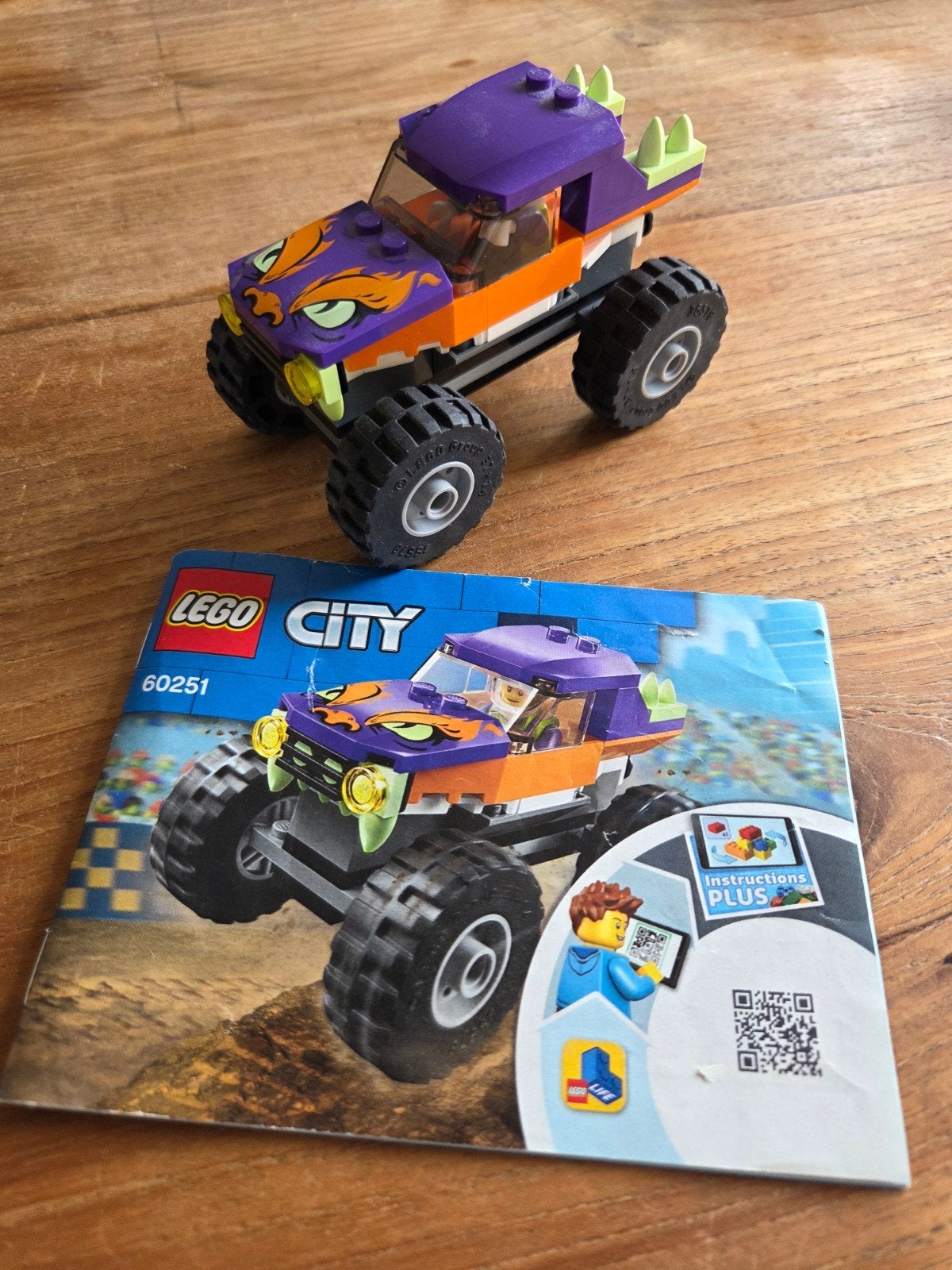 Lego City 60251 Monstertruck - Zonder doos, City, Lego, Compleet, Ophalen of Verzenden