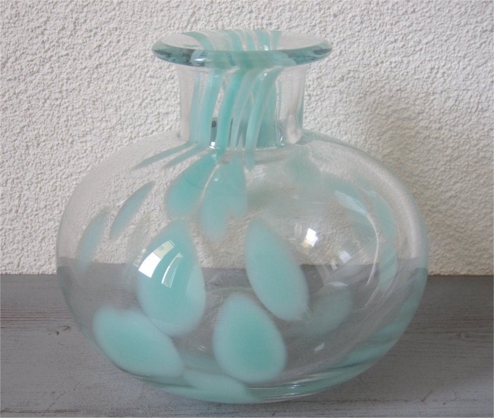 Vaas met een vleugje turquoise, Ophalen of Verzenden
