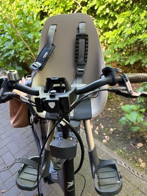 kinderzitje voor op de fiets, Voetsteuntjes, Voorzitje, Ophalen of Verzenden, Zo goed als nieuw