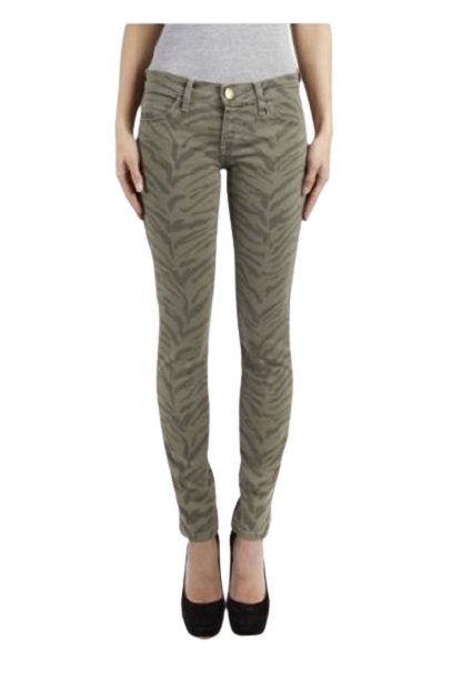 Nieuwe Current/Elliott jeans, Olive Zebra, Mt. S, Overige kleuren, Nieuw, Ophalen of Verzenden, W28 - W29 (confectie 36)