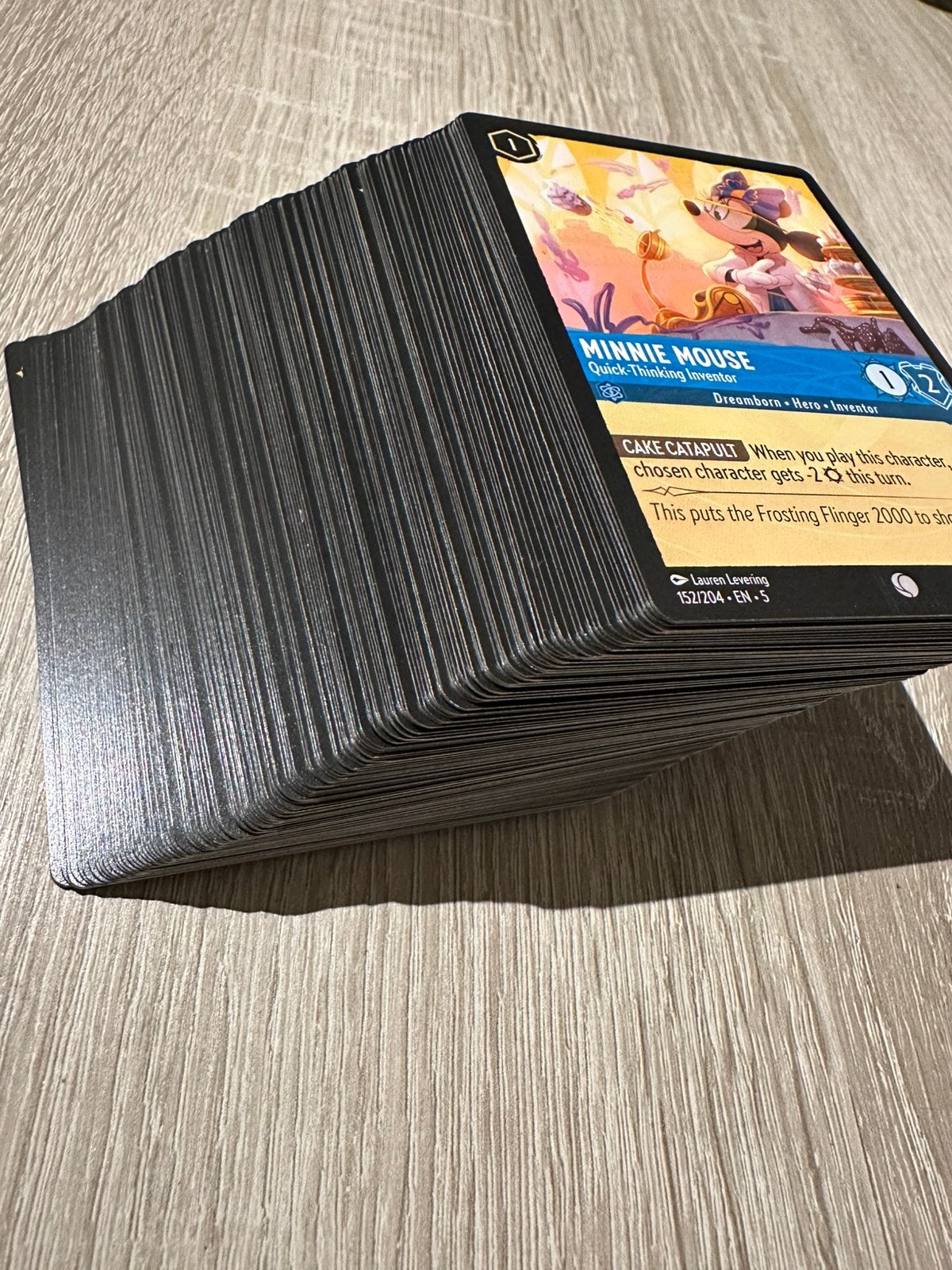 Disney Lorcana Chapter 5, common en uncommon 130-150 stuks, Ophalen of Verzenden, Nieuw, Meerdere kaarten