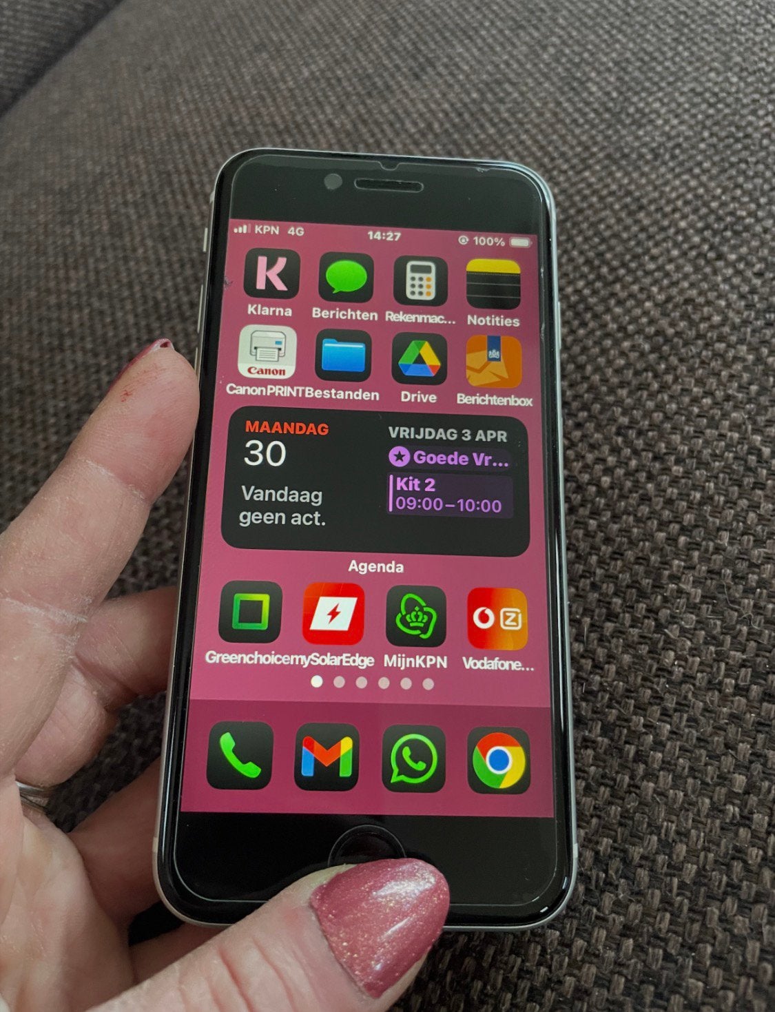 ️ iphone se 2020, Telecommunicatie, Mobiele telefoons | Apple iPhone, Gebruikt, Wit, Ophalen of Verzenden, 72 %