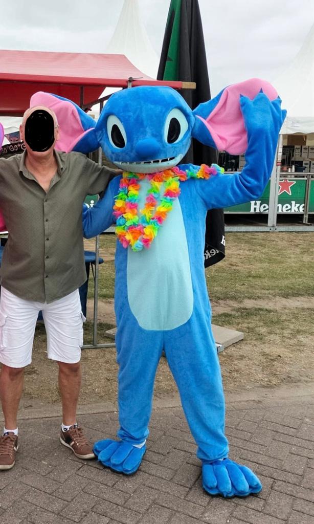 Mascotte pak Stitch, Ophalen of Verzenden, Gebruikt, Carnaval