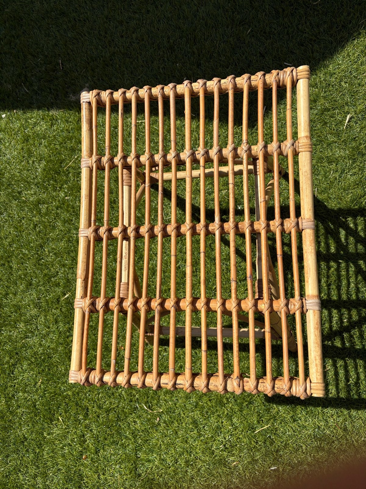 bamboe/rotan tafeltje Sissy Boy, Ophalen, Minder dan 45 cm, Gebruikt, 55 tot 75 cm