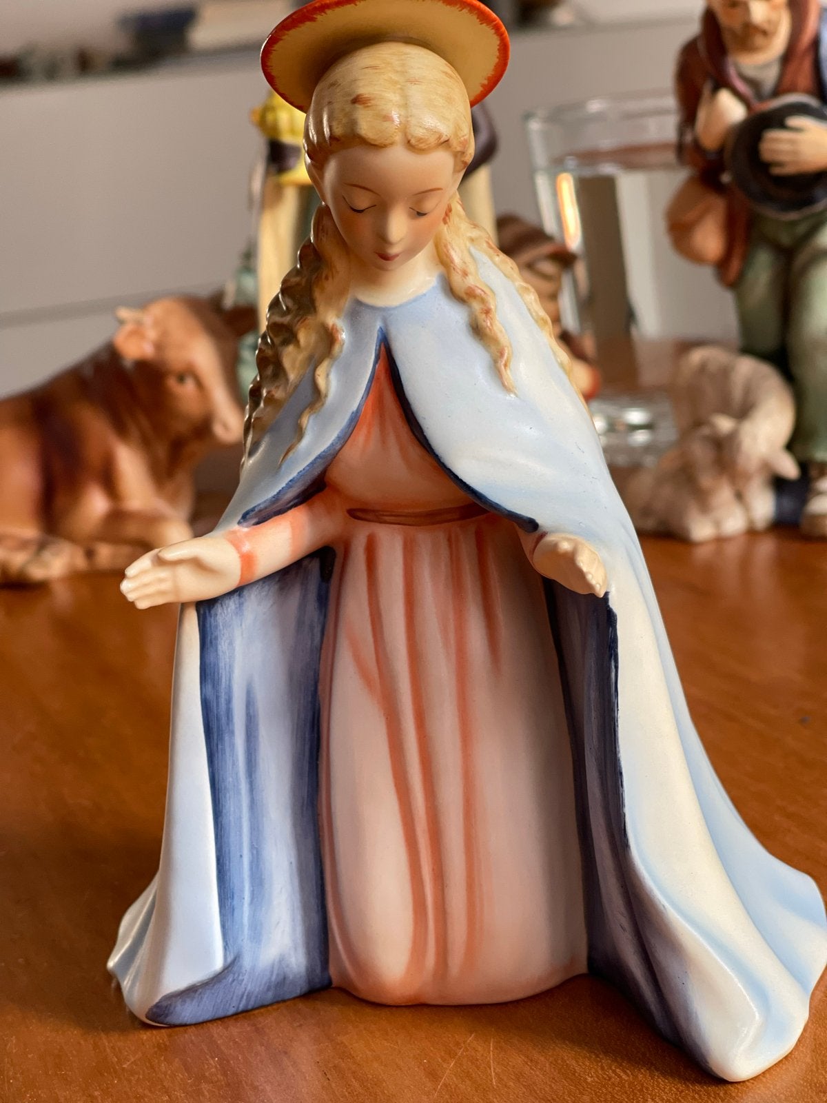 Goebel Kerststal Beeldjes Set - Vintage Porselein, Antiek en Kunst, Ophalen of Verzenden