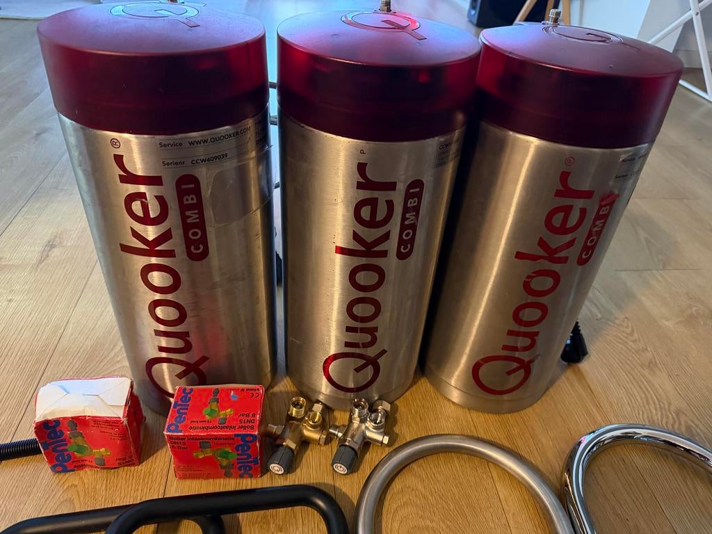 3x Quooker Combi E complete sets met naar keuze kraan, Ophalen of Verzenden, Zo goed als nieuw
