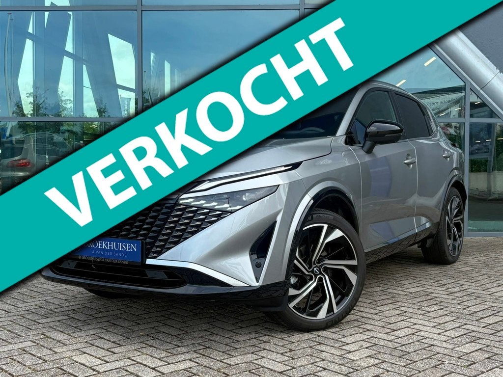 Nissan Qashqai 1.3 MHEV Xtronic Tekna Plus 158pk Massage sto, Zwart, 4 cilinders, Bedrijf, Hybride Elektrisch/Benzine