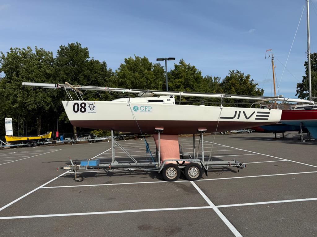 Mecanorem dubbelasser kielboottrailer boottrailer 2500 kg, Ophalen, Minder dan 1500 kg, Gebruikt, 6 tot 9 meter