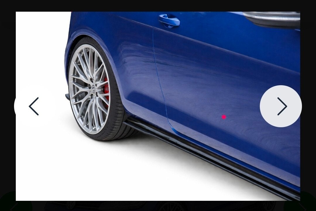 Sideskirts Golf GTI mk7 glanzend zwart, Ophalen