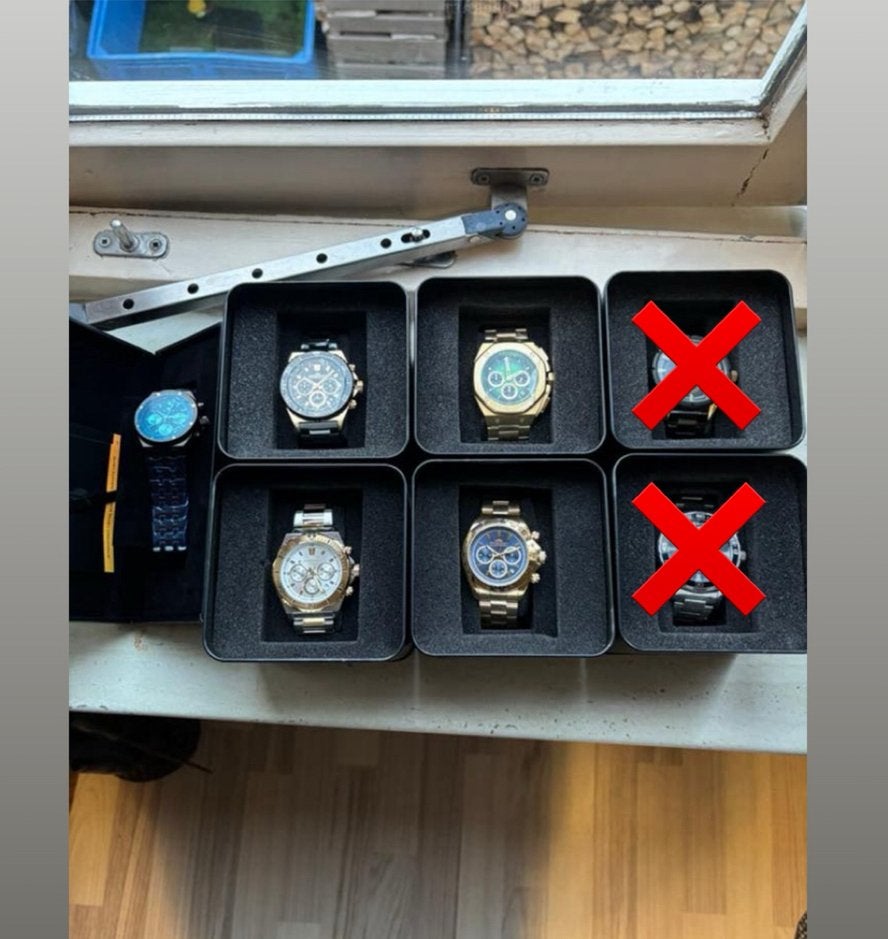 Horloges te koop, Staal, Polshorloge, Nieuw, Ophalen