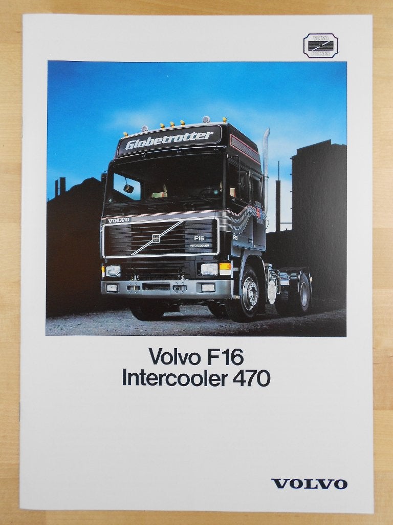 Volvo F16 Brochure 1987 – F 16 - NL, Volvo, Zo goed als nieuw, Volvo, Ophalen of Verzenden