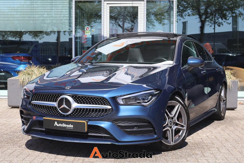 Mercedes CLA Coupé 200 AMG-LINE 163pk I Pano I Sfeerverlich, Auto's, CLA, Gebruikt, 4 cilinders, Met garantie (alle)